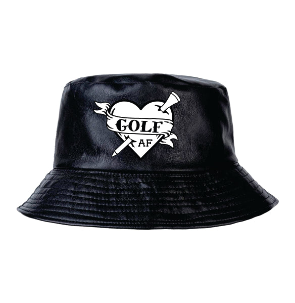 Leather Bucket Hat